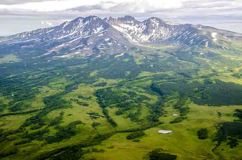 48 - Rusia - Kamchatka - imagenes aereas